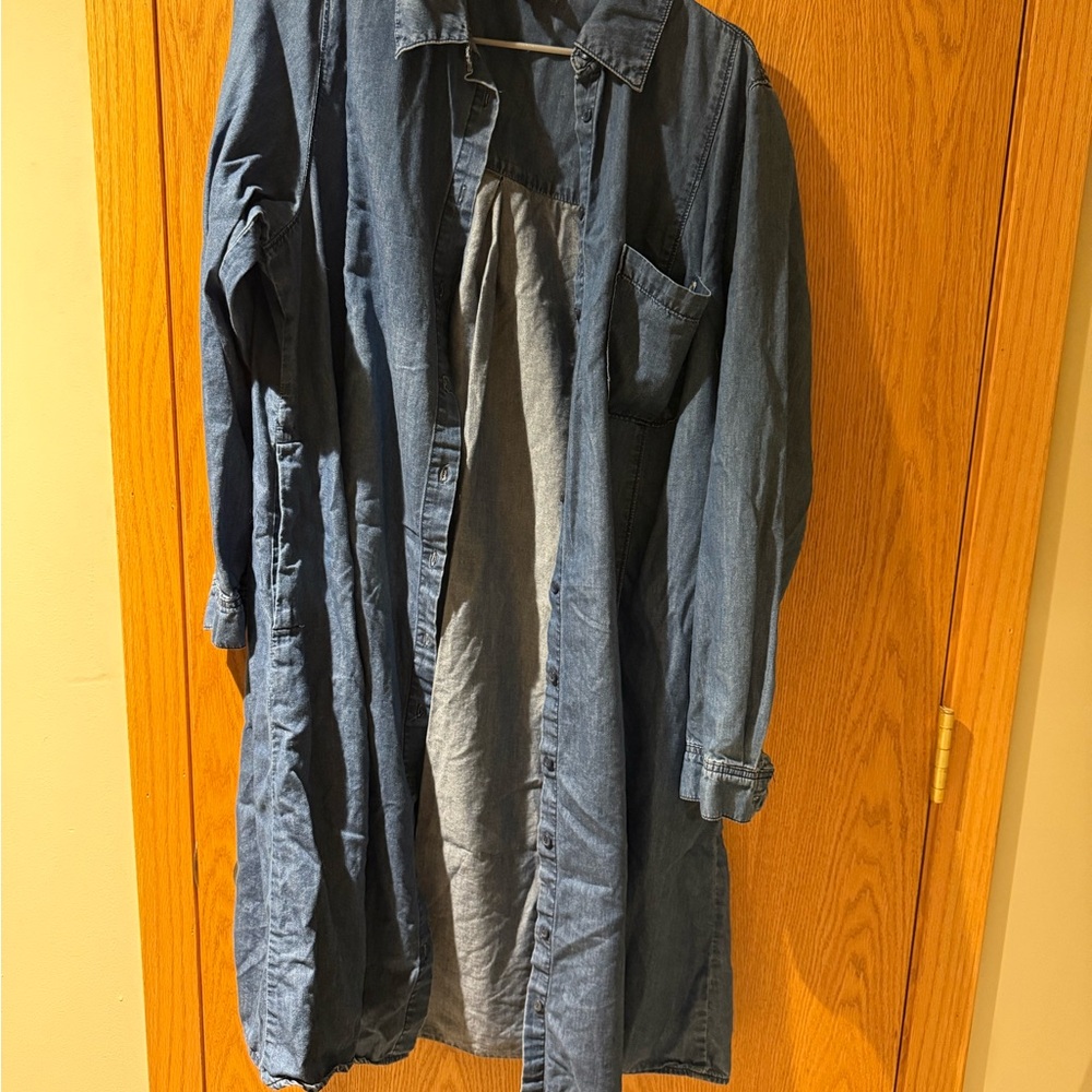 Lane Bryant Dark Blue Denim Jacket